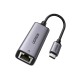 UGREEN USB-C to Ethernet Gigabit Adapter - Space Gray -50737
