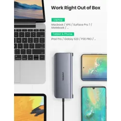 UGREEN USB-C Multifunction Adapter 10 in 1 Hub Space Gray - 80133