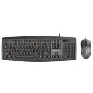 Fantech KM100 Wired Office Combo Keyboard & Mouse Black Fantech KM100 Wired Office Combo Keyboard & Mouse Black