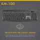Fantech KM100 Wired Office Combo Keyboard & Mouse Black