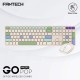 Fantech WK895 Wireless Office Combo Keyboard & Mouse Beige