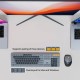 Fantech WK895 Wireless Office Combo Keyboard & Mouse Beige