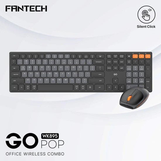 Fantech WK895 Wireless Office Combo Keyboard & Mouse Black