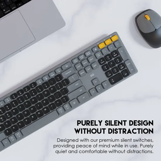 Fantech WK895 Wireless Office Combo Keyboard & Mouse Beige