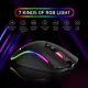 HAVIT KB393L Combo Rainbow Mechanical Keyboard and Mouse RGB - Blue Switches