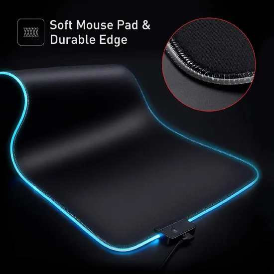 HAVIT KB511L RGB Combo Mechanical Keyboard and Mouse and Mousepad - Blue Switches