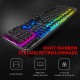HAVIT KB511L RGB Combo Mechanical Keyboard and Mouse and Mousepad - Blue Switches