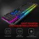 HAVIT KB511L RGB Combo Mechanical Keyboard and Mouse and Mousepad - Blue Switches