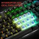 HAVIT KB511L RGB Combo Mechanical Keyboard and Mouse and Mousepad - Blue Switches