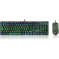 Redragon CAMINC ESSENTIALS S108 Bundle Keyboard & Mouse 5000 DPI Arabic English Black Redragon CAMINC ESSENTIALS S108 Bundle Keyboard & Mouse 5000 DPI Arabic English Black