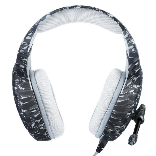 ONIKUMA K1B Pro Camo Elite Stereo 7.1 Surround Sound Gaming Headset - Grey