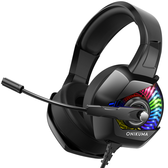 Onikuma K6 Casque Wired Gaming Headset Black