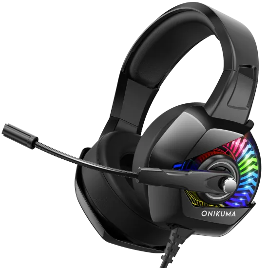 Onikuma K6 Casque Wired Gaming Headset Black
