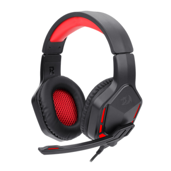 Redragon H220 THEMIS Red LED Stereo Surround-Sound Gaming Headset