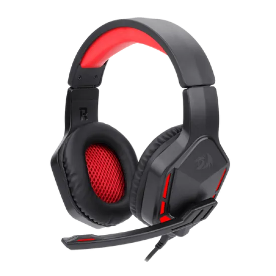 Redragon H220 THEMIS Red LED Stereo Surround-Sound Gaming Headset