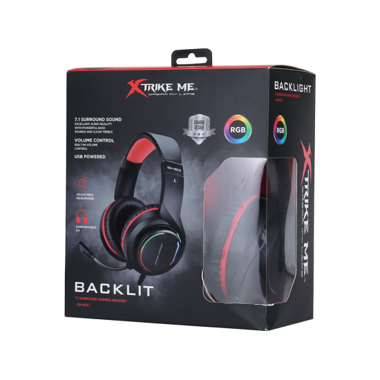 Xtrike Me GH-903 RGB 7.1 Surround Gaming Headset