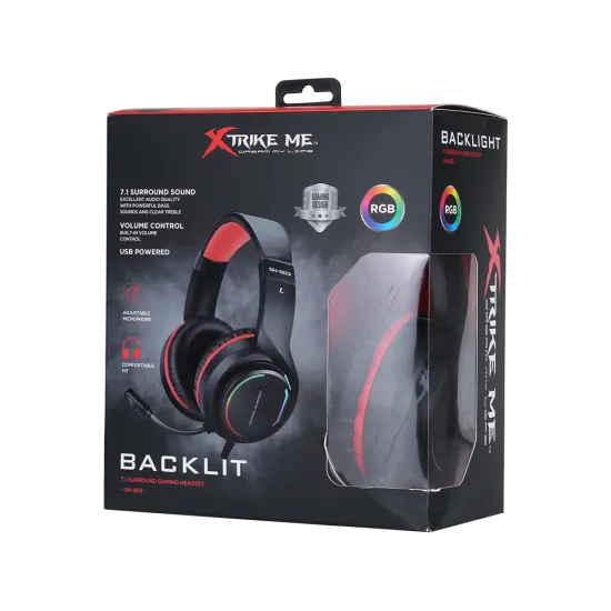 Xtrike Me GH-903 RGB 7.1 Surround Gaming Headset