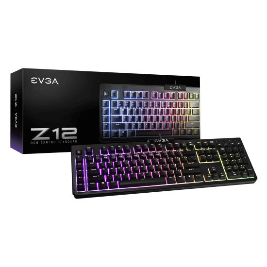 EVGA Z12 RGB Gaming Keyboard Membrane Switch 