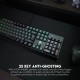 Fantech MK886 RGB Gaming Mechanical Keyboard Gray - Red Switch