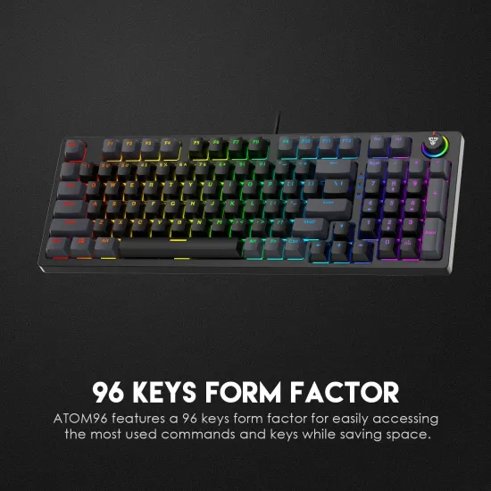 Fantech MK890 RGB Gaming Mechanical Keyboard Black - Red Switch