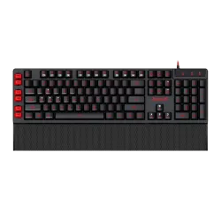 Redragon K505 RGB LED Backlit Membrane Gaming Keyboard English & Arabic Black