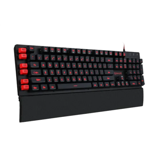 Redragon K505 RGB LED Backlit Membrane Gaming Keyboard English & Arabic Black