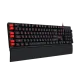 Redragon K505 RGB LED Backlit Membrane Gaming Keyboard English & Arabic Black