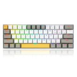 Redragon K530 PRO Draconic RGB Wireless Gaming Keyboard Mechanical Brown Switch Arabic English White