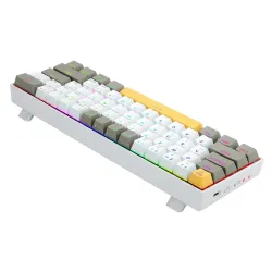Redragon K530 PRO Draconic RGB Wireless Gaming Keyboard Mechanical Brown Switch Arabic English White