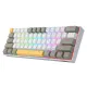 Redragon K530 PRO Draconic RGB Wireless Gaming Keyboard Mechanical Brown Switch Arabic English White