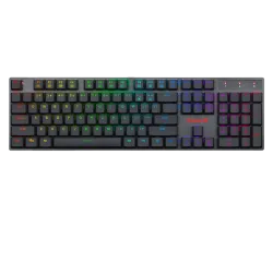 Redragon K535 104 Key Low Profile Wired Mechanical Gaming Keyboard Cherry RED Switch - Black