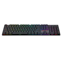 Redragon K535 104 Key Low Profile Wired Mechanical Gaming Keyboard Cherry RED Switch - Black