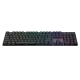 Redragon K535 104 Key Low Profile Wired Mechanical Gaming Keyboard Cherry RED Switch - Black
