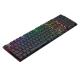 Redragon K535 104 Key Low Profile Wired Mechanical Gaming Keyboard Cherry RED Switch - Black