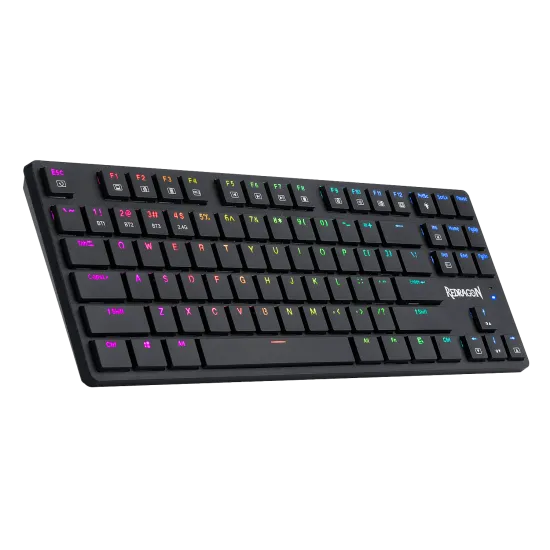 Redragon K539 Anubis 80% Wireless RGB Mechanical Gaming Keyboard BROWN Switch - Black