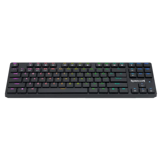 Redragon K539 Anubis 80% Wireless RGB Mechanical Gaming Keyboard BROWN Switch - Black