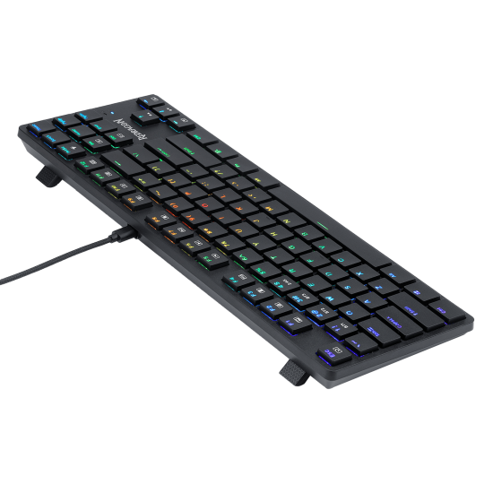 Redragon K539 Anubis 80% Wireless RGB Mechanical Gaming Keyboard BROWN Switch - Black