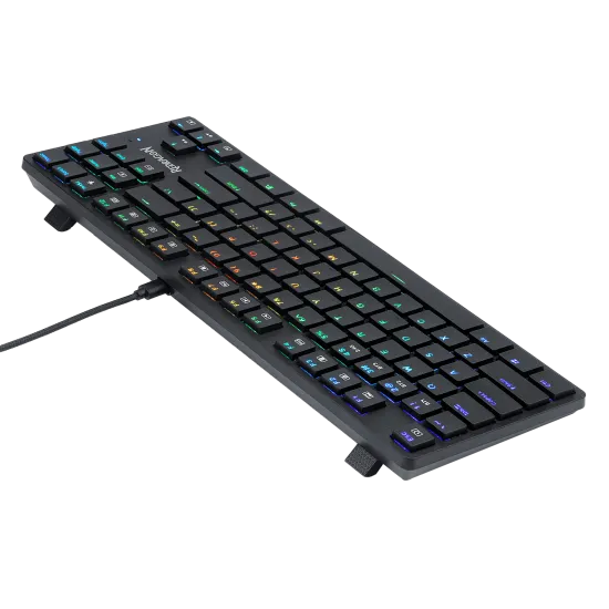 Redragon K539 Anubis 80% Wireless RGB Mechanical Gaming Keyboard BROWN Switch - Black