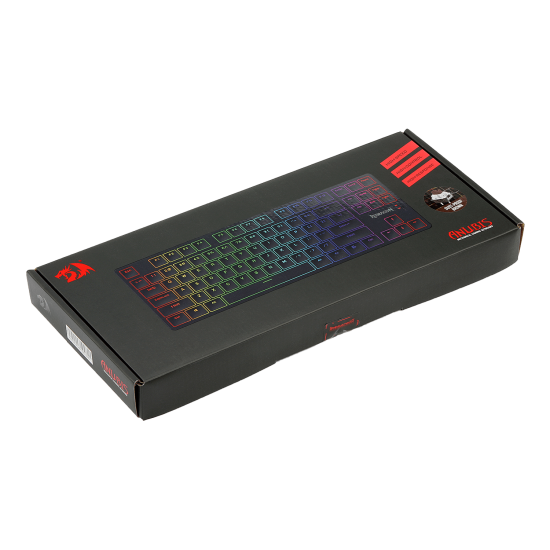 Redragon K539 Anubis 80% Wireless RGB Mechanical Gaming Keyboard BROWN Switch - Black