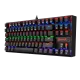 Redragon K552 KUMARA Rainbow Mechanical Gaming Keyboard Cherry MX BLUE Switch - Black