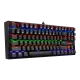 Redragon K552 KUMARA Rainbow Mechanical Gaming Keyboard Cherry MX BLUE Switch - Black