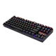 Redragon K552 KUMARA Rainbow Mechanical Gaming Keyboard Cherry MX BLUE Switch - Black