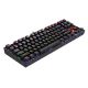 Redragon K552 KUMARA Rainbow Mechanical Gaming Keyboard Cherry MX BLUE Switch - Black