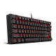 Redragon K552 KUMARA 87 Key Single Led Mechanical Gaming Keyboard RED Switch