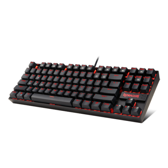 Redragon K552 KUMARA 87 Key Single Led Mechanical Gaming Keyboard BLUE Switch