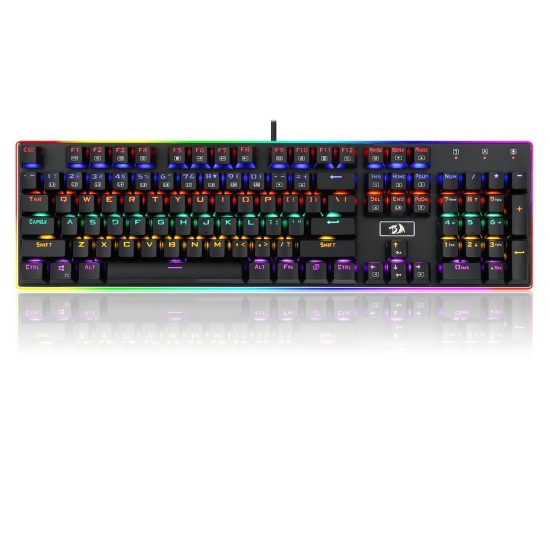 Redragon K577R Kali Rainbow Mechanical Gaming Keyboard Tactile RED Switch