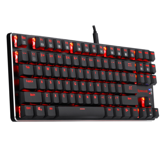 Redragon K590 Wireless RED LED Mechanical Gaming Keyboard Cherry RED Switch - Black