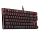 Redragon K590 Wireless RED LED Mechanical Gaming Keyboard Cherry RED Switch - Black