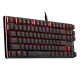 Redragon K590 Wireless RED LED Mechanical Gaming Keyboard Cherry RED Switch - Black
