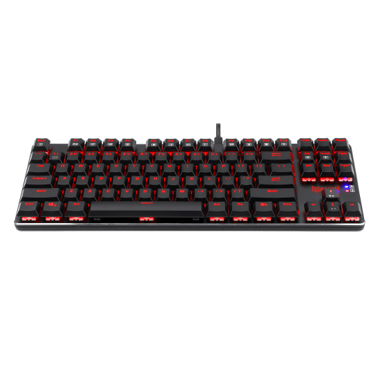 Redragon K590 Wireless RED LED Mechanical Gaming Keyboard Cherry RED Switch - Black